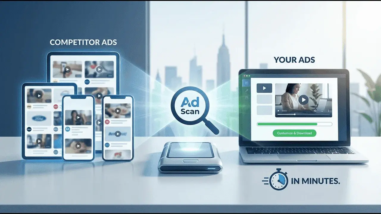Reverse-engineer any competitor's ad — Letstok