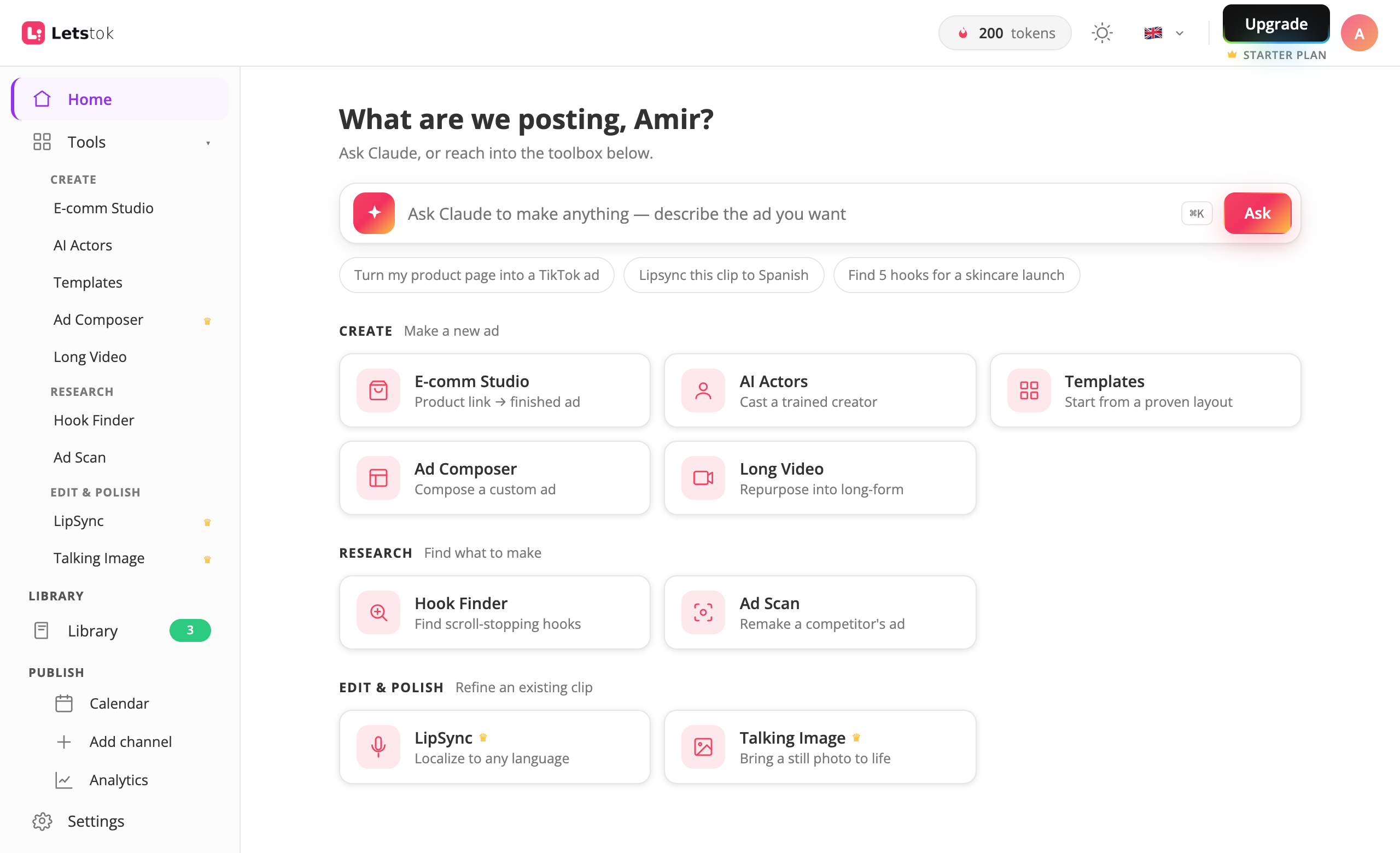 Letstok Studio — home